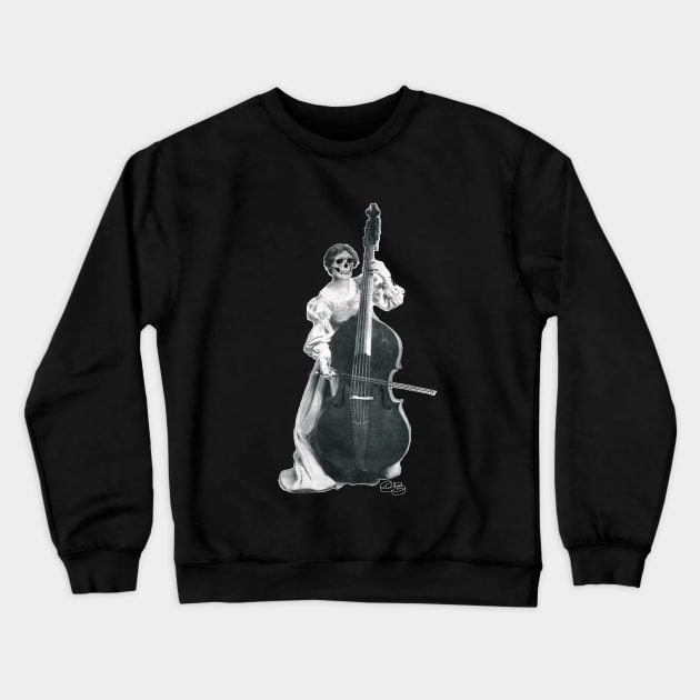 Bass Girl Crewneck Sweatshirt by thechristianbernal